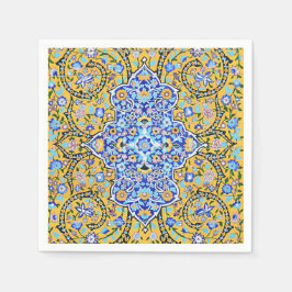 Persisk utvecklad tiled mural napkin pappersservett