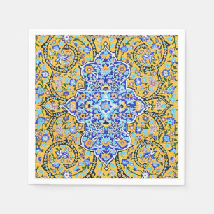 Persisk utvecklad tiled mural napkin pappersservett