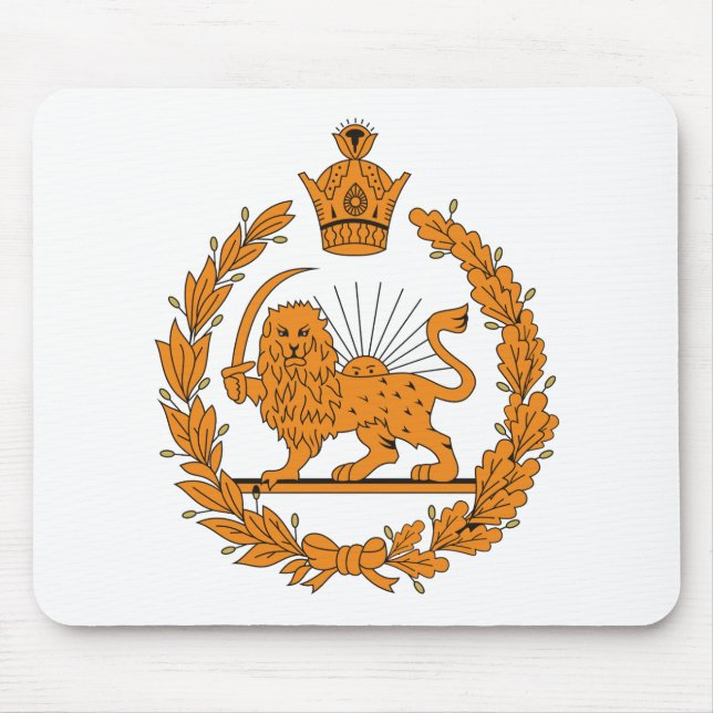Persisk vapensköld Mousepad Musmatta (Framsidan)