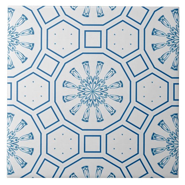 Persiska,blå plattor,marockanska plattor kakelplatta (Framsidan)