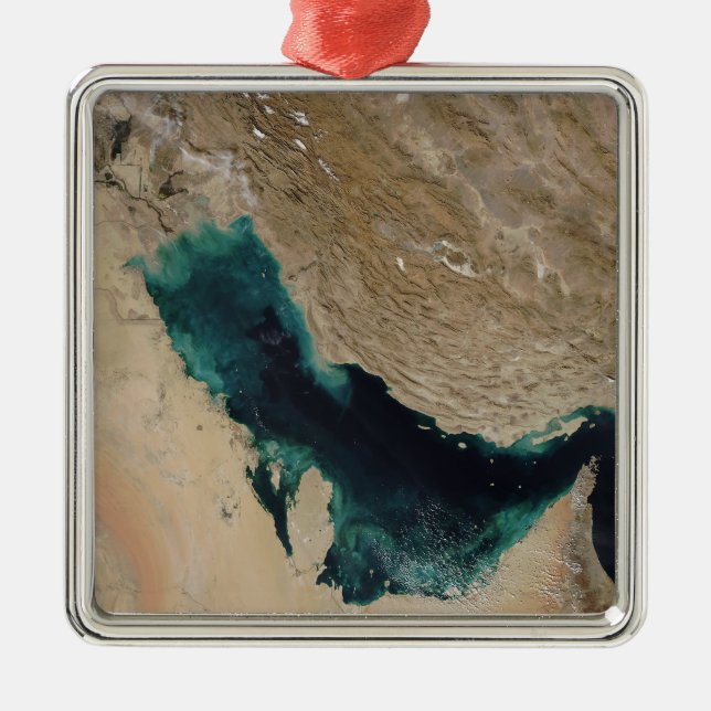 Persiska Bukt Julgransprydnad Metall (Framsidan)