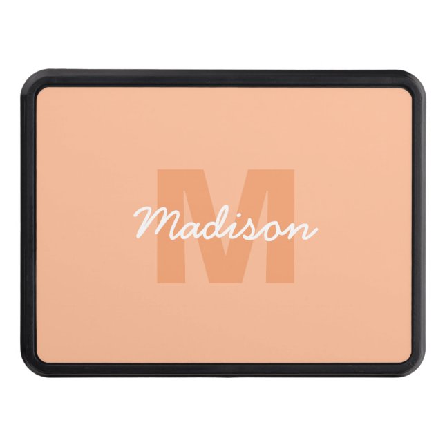 Persiska färg 2024 med anpassningsbar Monogram nam Dragkroksskydd (Framsidan)