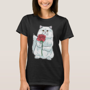 Persiska katt Ro Flower T Shirt