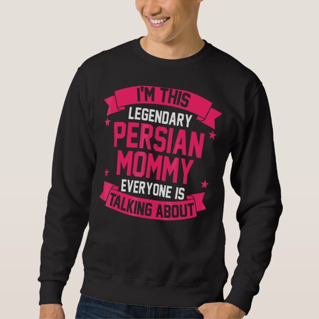 Persiska Mamma Lång Ärmad Tröja (Framsida)