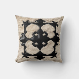 Persiska paradise: Black and White Kilim Cushions Kudde