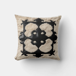 Persiska paradise: Black and White Kilim Cushions Kudde