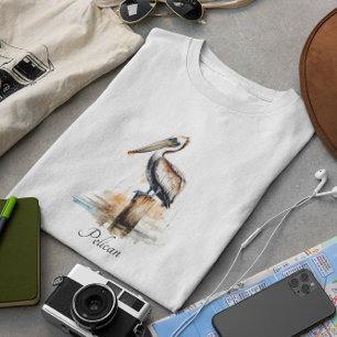 Persiska som står på ett anpassade med polsk vatte t shirt