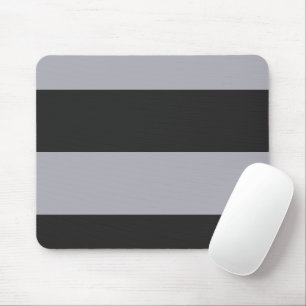 Persiskt Grått och Grått Simple Extra Wide Rand Musmatta