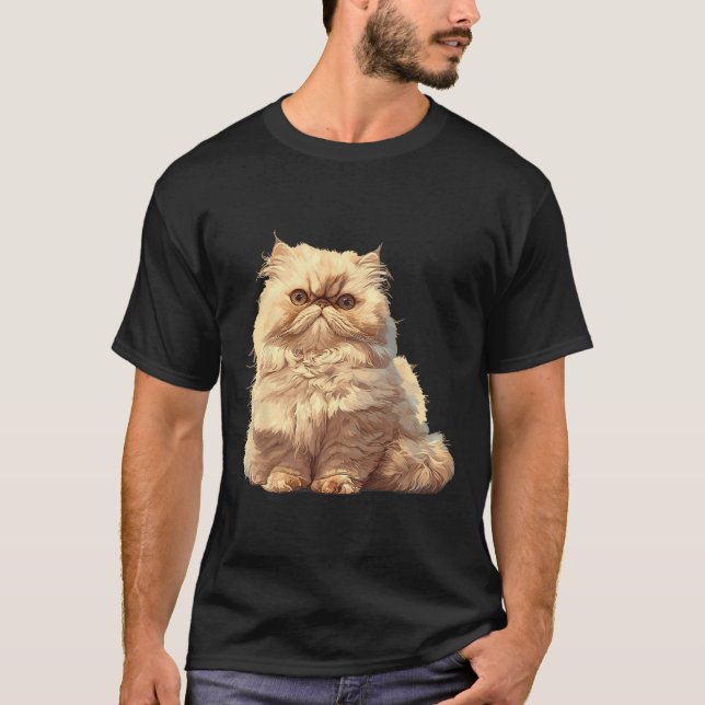Persiskt katt av persiska katter t shirt (Framsida)