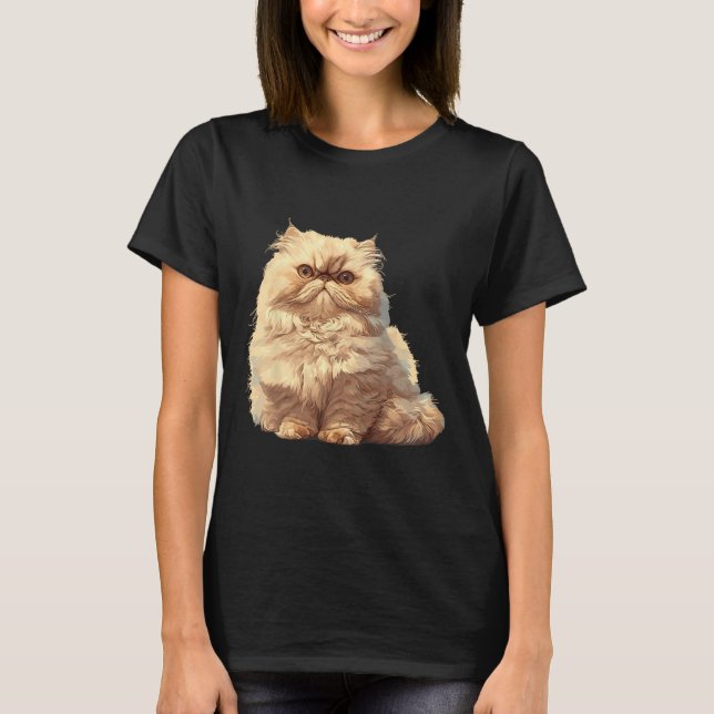 Persiskt katt av persiska katter t shirt (Framsida)