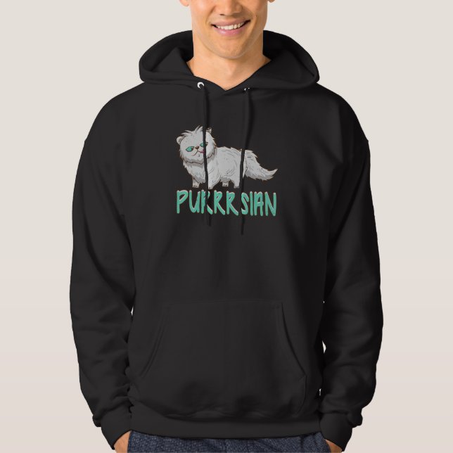 Persiskt katt hoodie (Framsida)