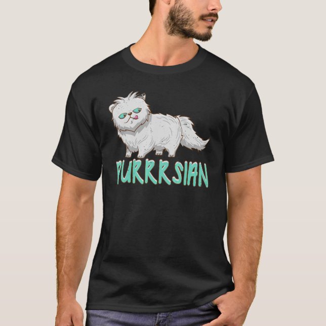 Persiskt katt t shirt (Framsida)
