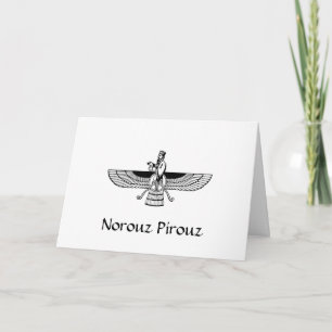 Persiskt nyårskort helgkort