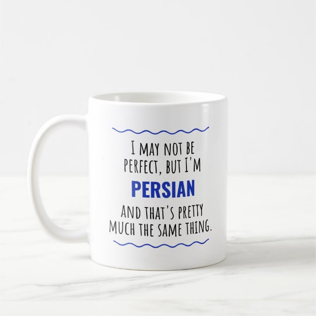 Persiskt Pride Funny Gift Idea-kaffe Mugg (Vänster)