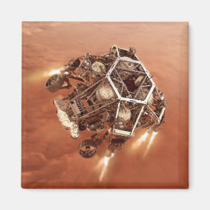 Persistance Rover Firing Up Descent Stage-motorer Magnet