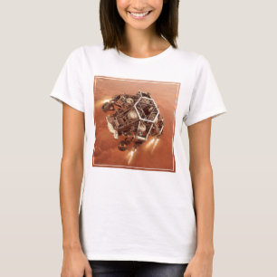 Persistance Rover Firing Up Descent Stage-motorer T Shirt