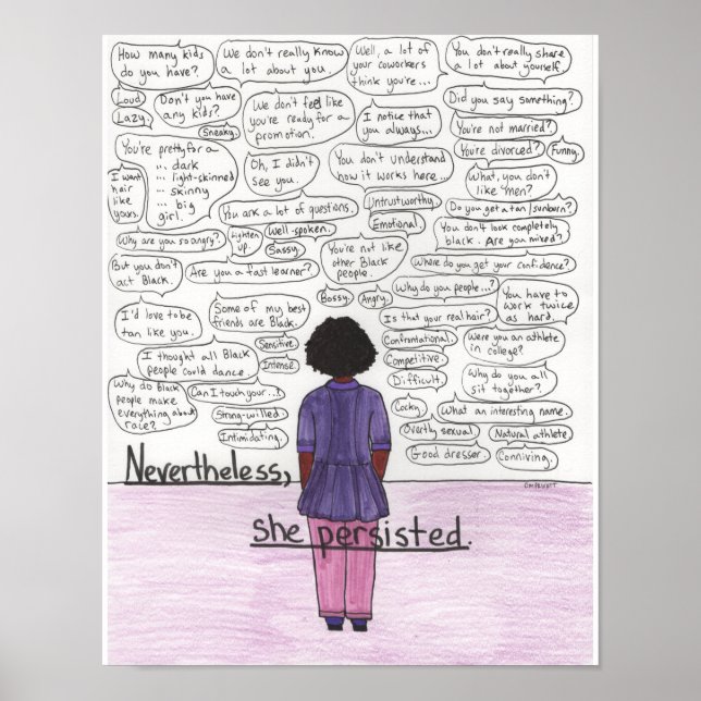 Persisted (Black) 11 x 14 Poster (Framsidan)