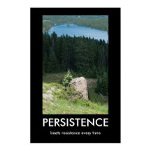 Persistence Demotiational Poster