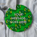 Persoanlised DNA mönster Science Knapp<br><div class="desc">VETENSKAP-KNAPPAR OCH BADGES. Anpassa meddelandet. Coola,  trendigets vetenskap inspirerade till knappar och brickor designade för alla vetenskapsmän,  vetenskapslärare,  science studenter,  i kort,  alla vetenskapsmän i ditt liv (och det inkluderar dig)! Designad av Science Geekness© på http://www.zazzle.com/sciencegeekness*</div>