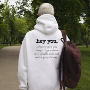 Person bakom mig som uppmuntrar livsofferten t shirt