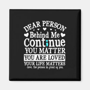 Person bakom mig Suicide Prevention & Depressi Magnet
