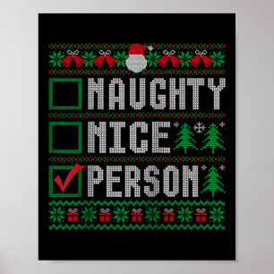 Person Efternamn Xmas Busig Snäll Person Kristus Poster