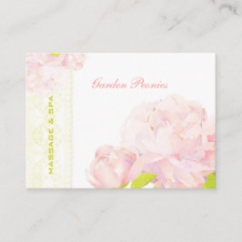Person + Faux Snöre Business Appointement Card Tidsbeställning Kort
