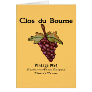 Person född under en baby boom vintage 1954 hälsningskort