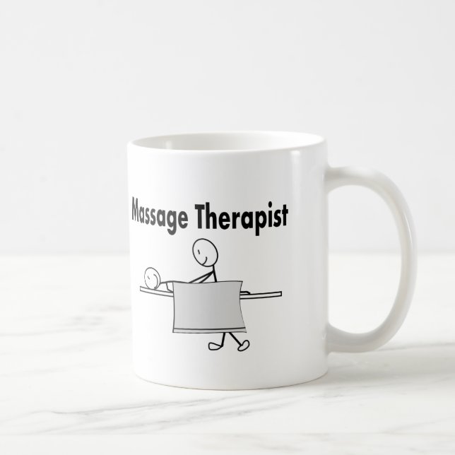 Person för massageterapeutpinne kaffemugg (Höger)