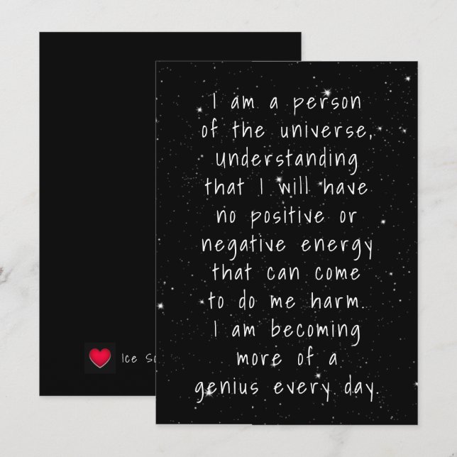 Person för universell stjärnor (Fram/baksida)