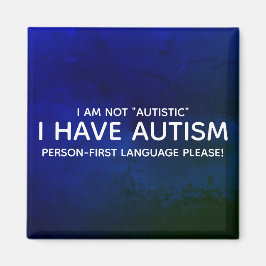 Person först autism magnet