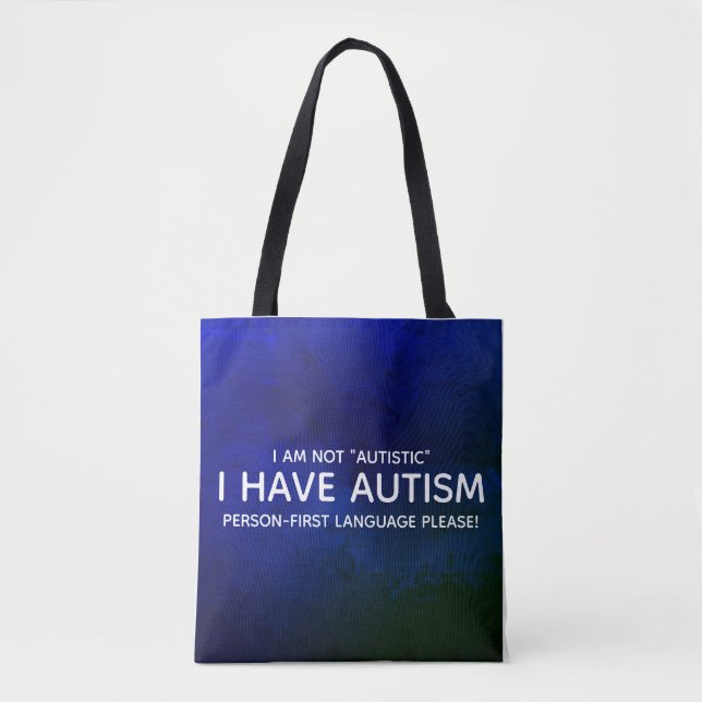 Person först autism tygkasse (Framsida)