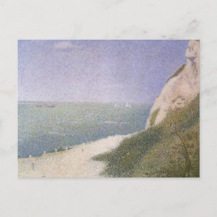Person i Honfleur av Georges Seurat, Vintage Art Vykort