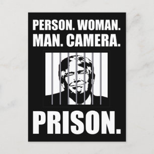 Person. Kvinna. Man. Kamera. Fängelse. Vykort