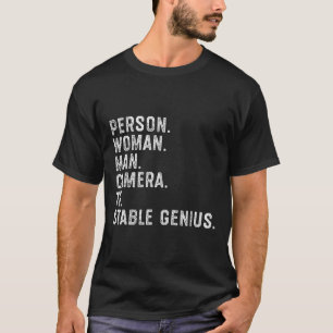 Person Kvinna Man Kamera Tv Stabil Genial Rolig My T Shirt