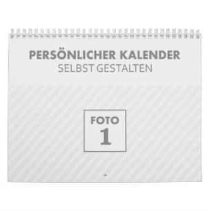 Persön licher selbst gestalten 2024 familie foto kalender