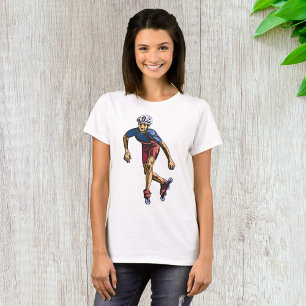 Person Rollerblading T Shirt