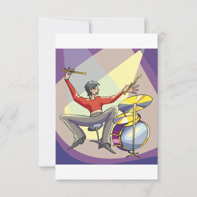 Person som deltar i Drumsinbjudningarna Inbjudningar (Framsida)