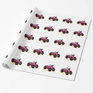 Person som drar en skottkärra fyra presentpapper
