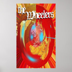 Person som drar en skottkärra! poster