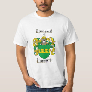 Person som drar en skottkärrafamiljvapensköld - t-shirt