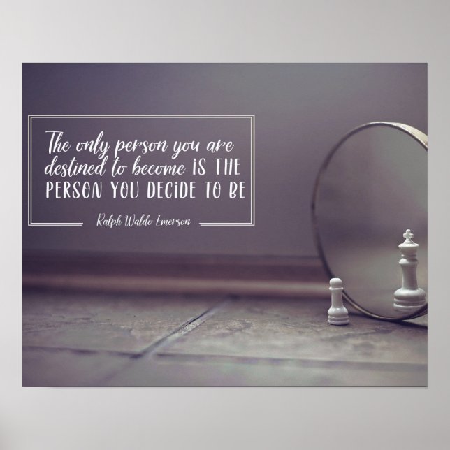 Person som du är avsedd att bli poster (Framsidan)