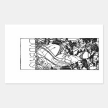 Person som läser i Garden Bookplate-märke