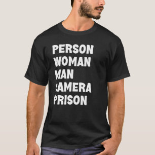 Person Woman Man Camera-fängelset 11 T Shirt
