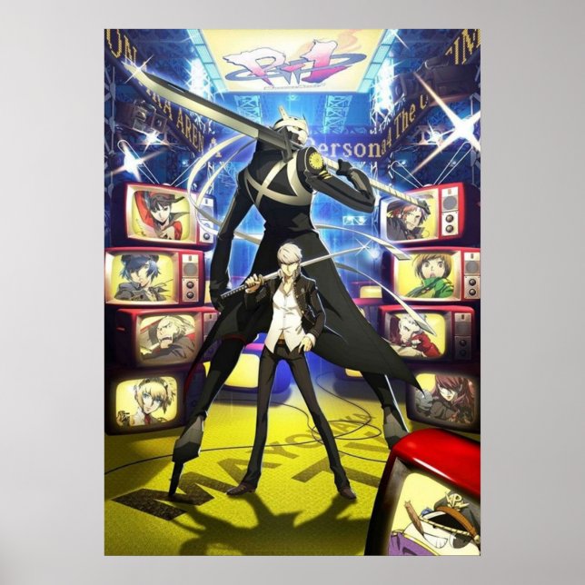 Persona 4 Arena Artwork Poster (Framsidan)