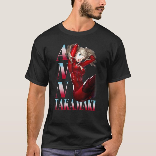 Persona 5 Ann Takamaki Pose T Shirt (Framsida)