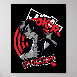 Persona 5 Joker Ta ditt hjärta Atlus Poster