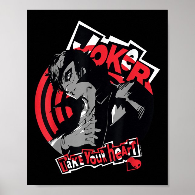 Persona 5 Joker Ta ditt hjärta Atlus Poster (Framsidan)