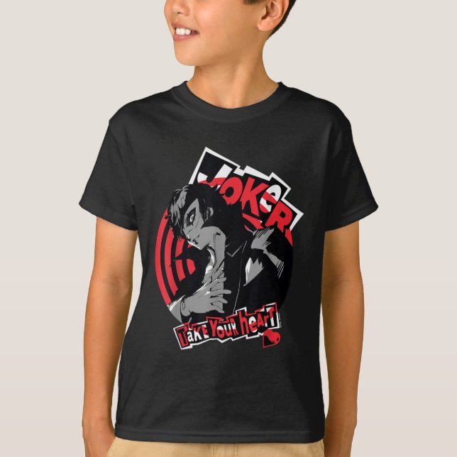 Persona 5 Joker Ta ditt hjärta Atlus T Shirt (Framsida)