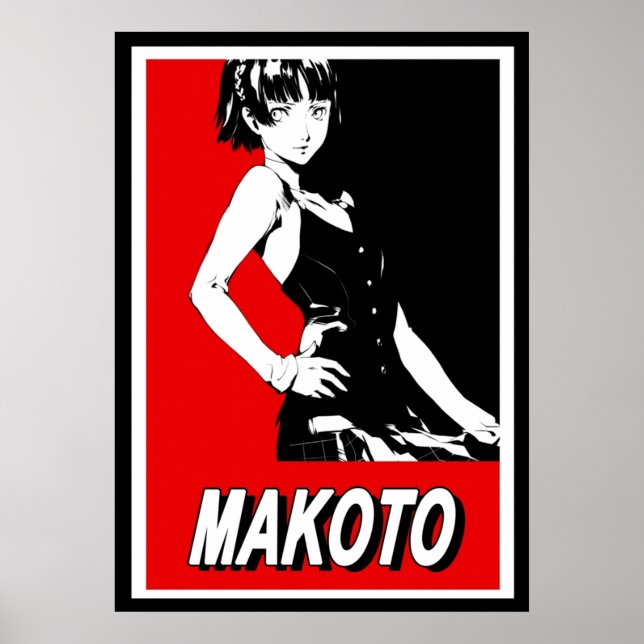 Persona 5 Makoto Niijima Celeb Poster (Framsidan)